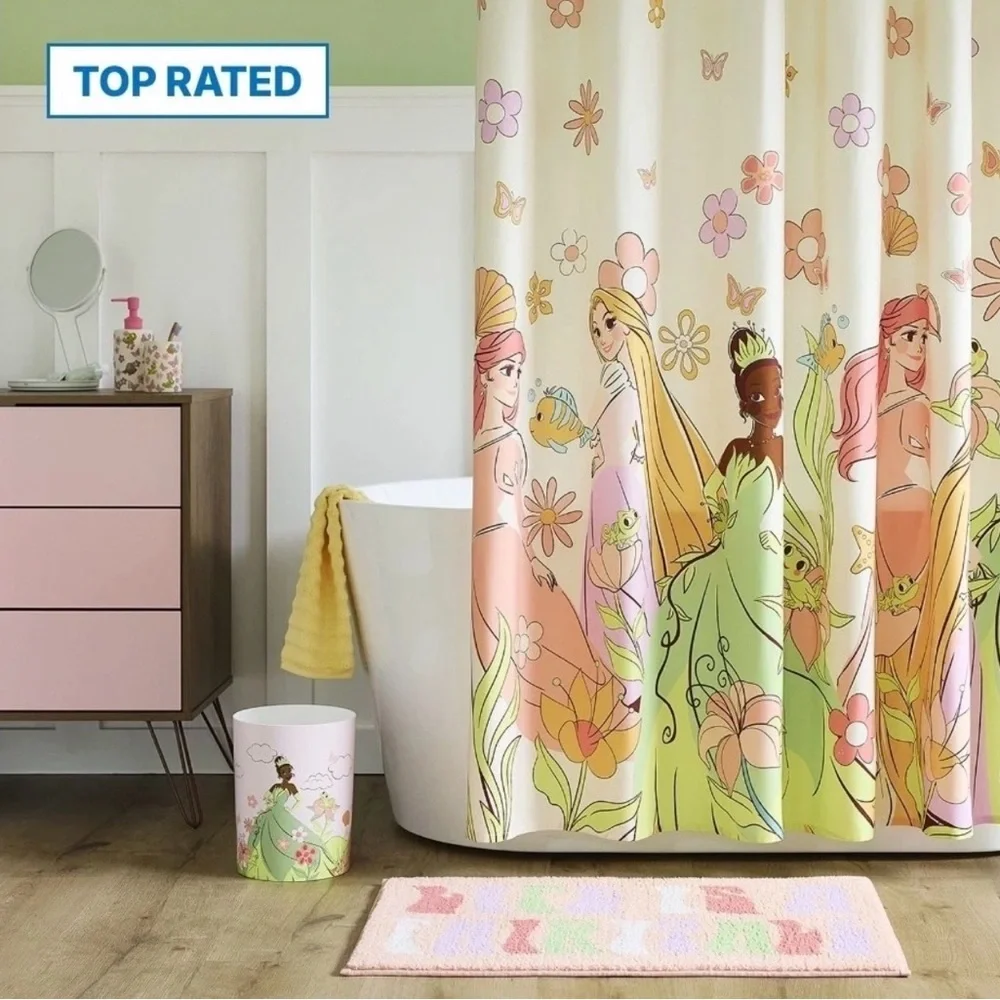 NEW Disney Princesses Floral Fabric 70